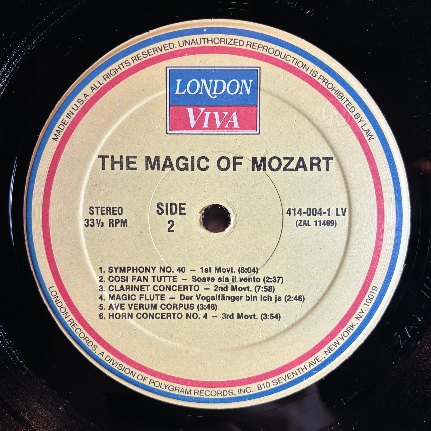 A Little Night Music, The Magic Of Mozart (VINYL) | Near Mint (NM or M-) Very Good Plus (VG+) - CLASSICAL / USED *NEAR MINT*