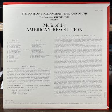 Music of the American Revolution (VINYL) | Near Mint (NM or M-) Near Mint (NM or M-) - CLASSICAL / USED *NEAR MINT*