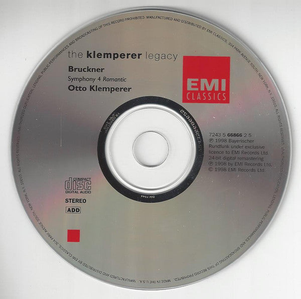 Symphony 4 Romantic (CD) | Near Mint (NM) Near Mint (NM) - CLASSICAL / USED *NEAR MINT*