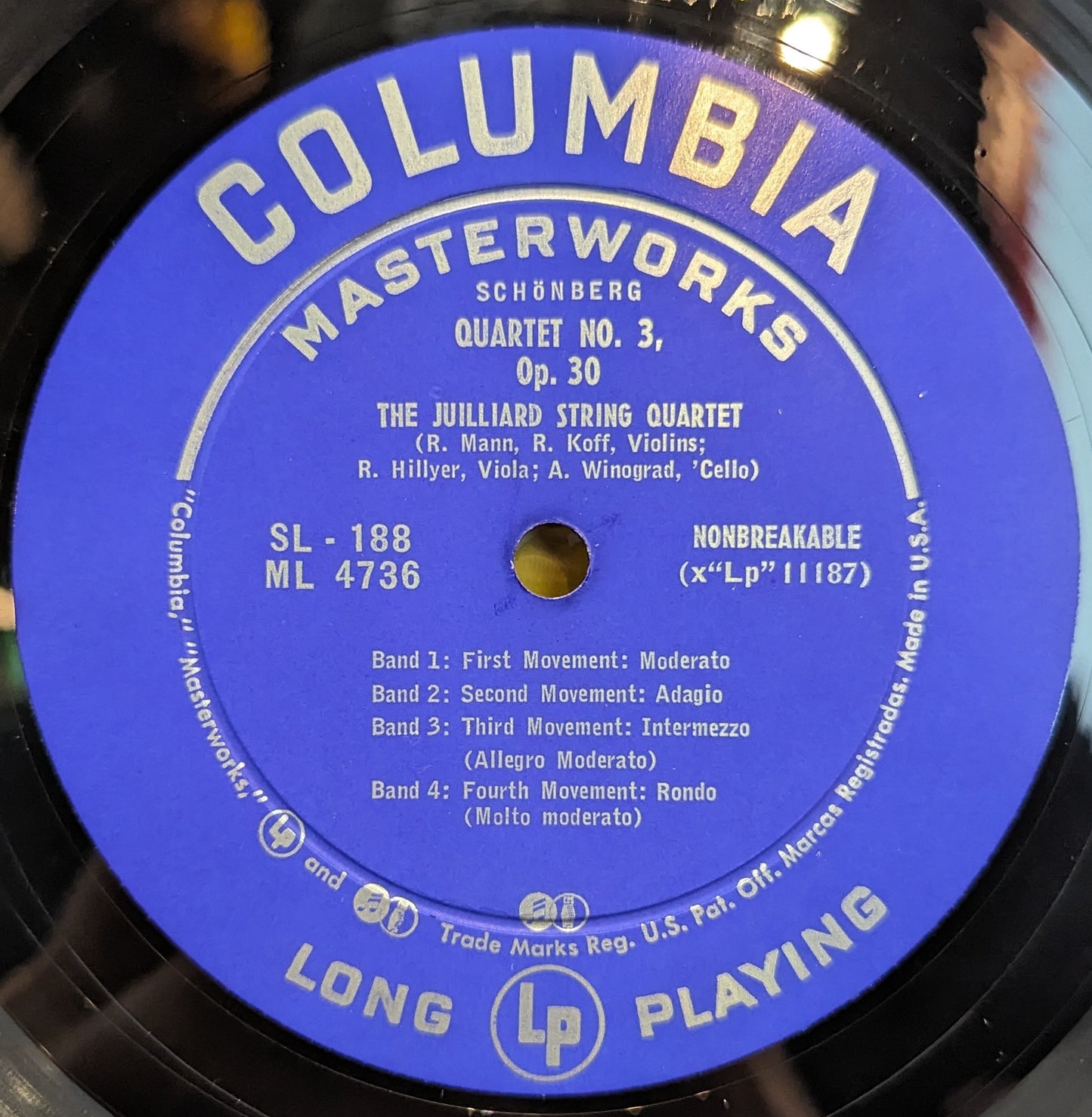 Arnold Schoenberg - Quartet No. 2 In F-Sharp Minor For Strings And Soprano, Op. 10 / Quartet No. 3, Op. 30 | Near Mint (NM) Near Mint (NM) - CLASSICAL / USED *NEAR MINT*