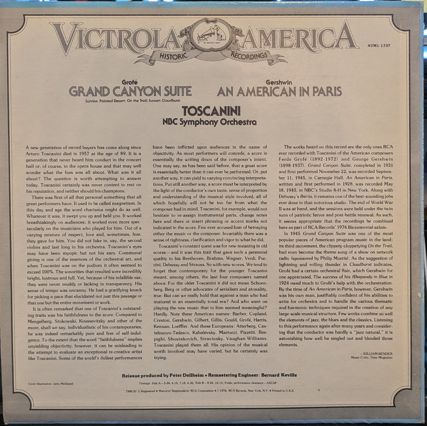 George Gershwin - An American In Paris / Grand Canyon Suite | Near Mint (NM) Near Mint (NM) - CLASSICAL / USED *NEAR MINT*