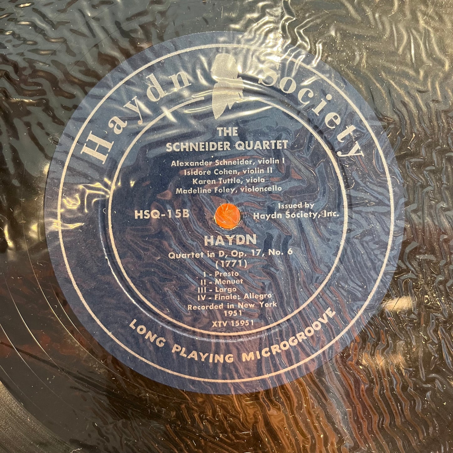 Joseph Haydn - String Quartets – Opus 17: Number 5 In G / Number 6 In D | Near Mint (NM) Near Mint (NM) - CLASSICAL / USED *NEAR MINT*