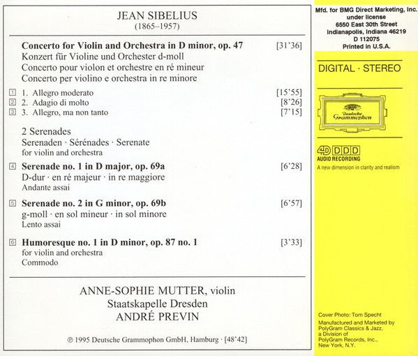 Violinkonzert (CD) | Near Mint (NM) Near Mint (NM) - CLASSICAL / USED *NEAR MINT*