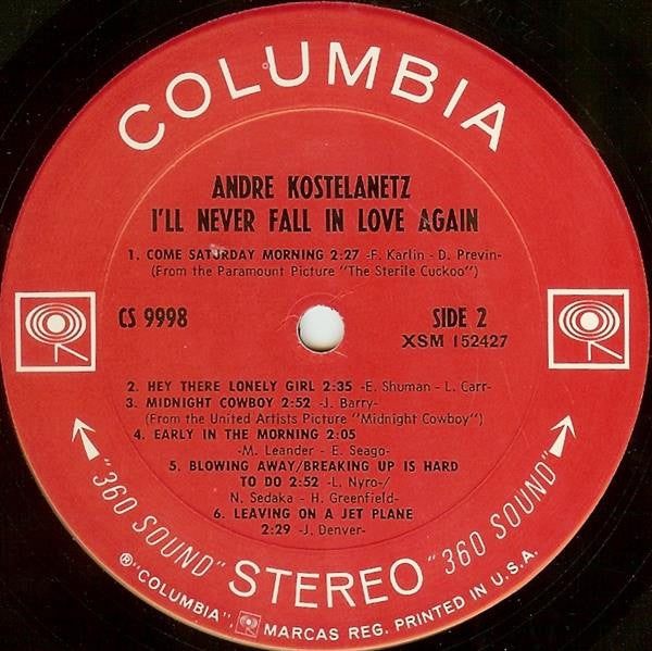I'll Never Fall In Love Again | Near Mint (NM) Near Mint (NM) - CLASSICAL / USED *NEAR MINT*