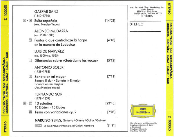 Guitarra Española (CD) | Near Mint (NM) Near Mint (NM) - CLASSICAL / USED *NEAR MINT*