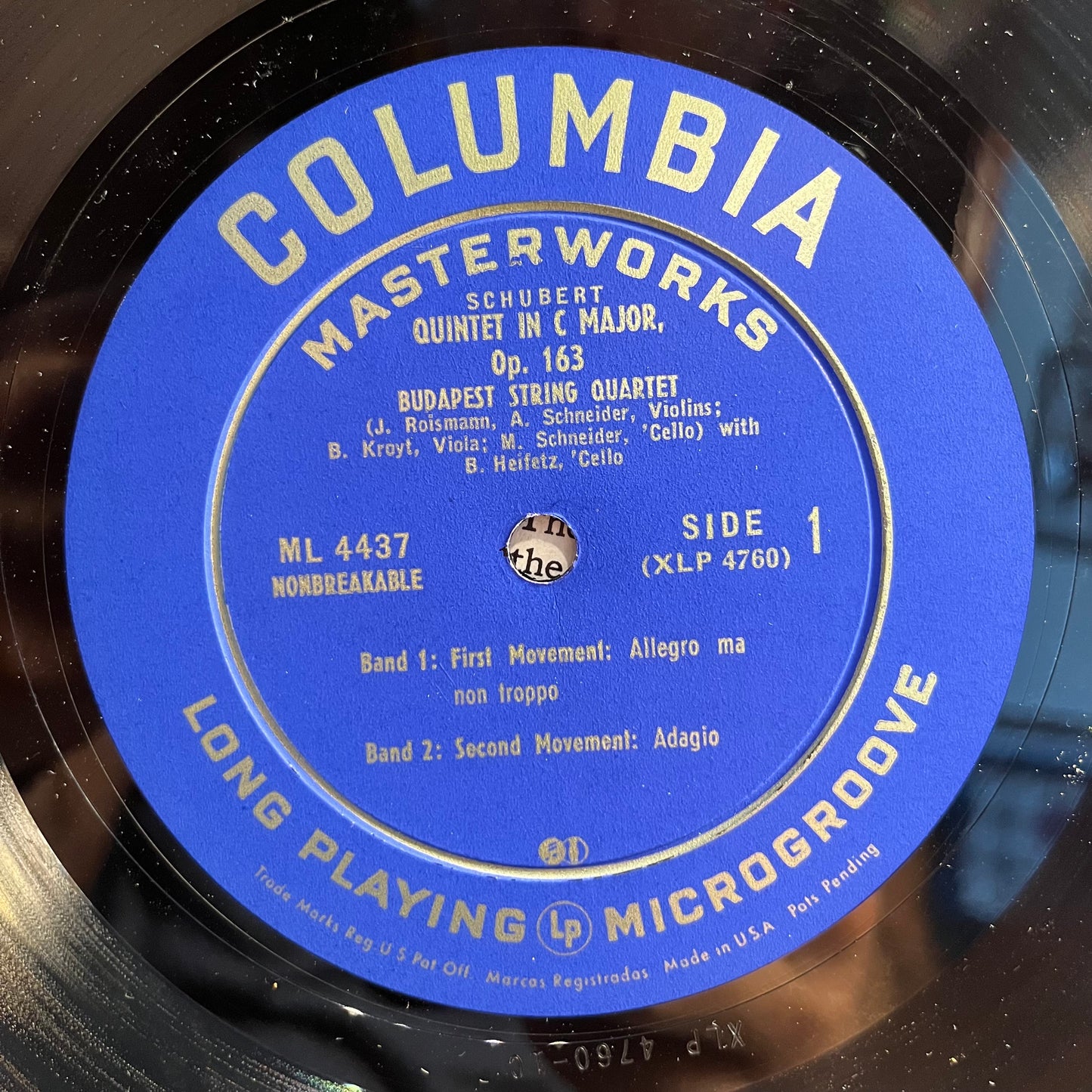 Quintet In C Major, Op. 163 | Near Mint (NM) Near Mint (NM)