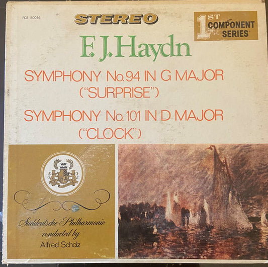 Joseph Haydn Symphony No. 94 In G Major (Surprise) / Symphony No. 101 In D Major (Clock) LP Near Mint (NM or M-) Excellent (EX)