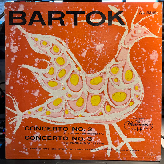 Béla Bartók Concerto No. 2 For Piano And Orchestra / Concerto No. 3 For Piano And Orchestra LP Near Mint (NM or M-) Near Mint (NM or M-)