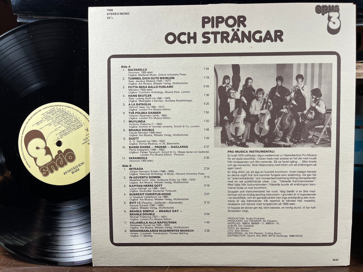 Pipor Och Strängar (VINYL) | Near Mint (NM) Near Mint (NM) - CLASSICAL / USED *NEAR MINT*