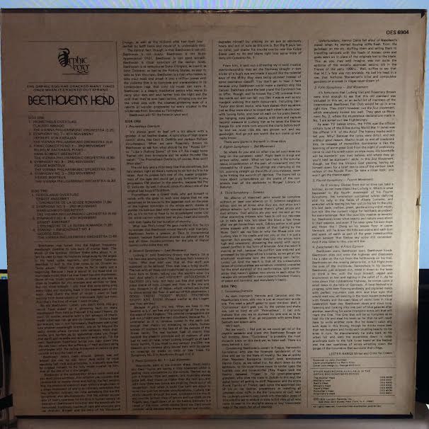 Beethoven's Head (VINYL) | Near Mint (NM or M-) Near Mint (NM or M-) - CLASSICAL / USED *NEAR MINT*