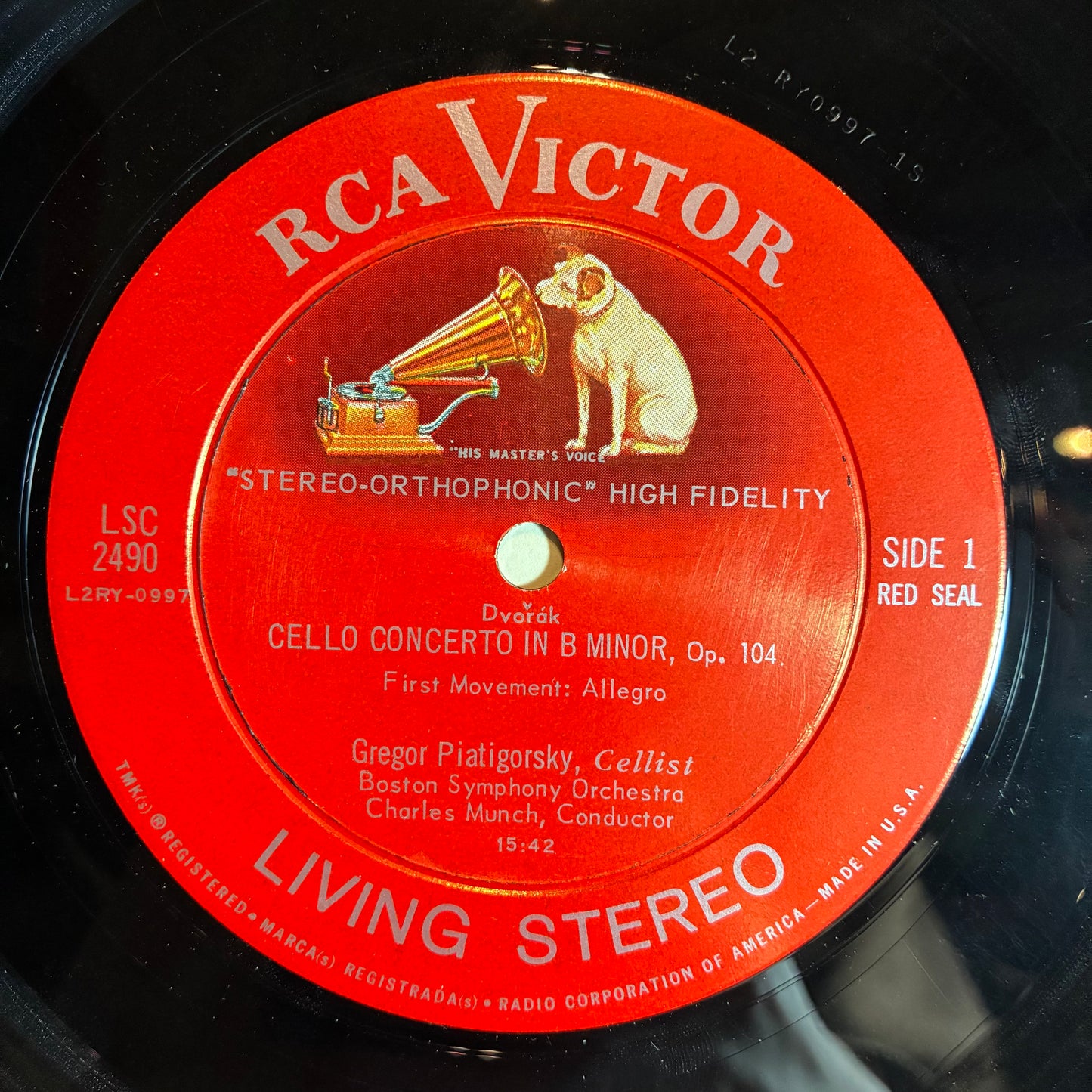 Cello Concerto (VINYL) | Very Good (VG) Very Good Plus (VG+) - CLASSICAL / USED *VERY GOOD*