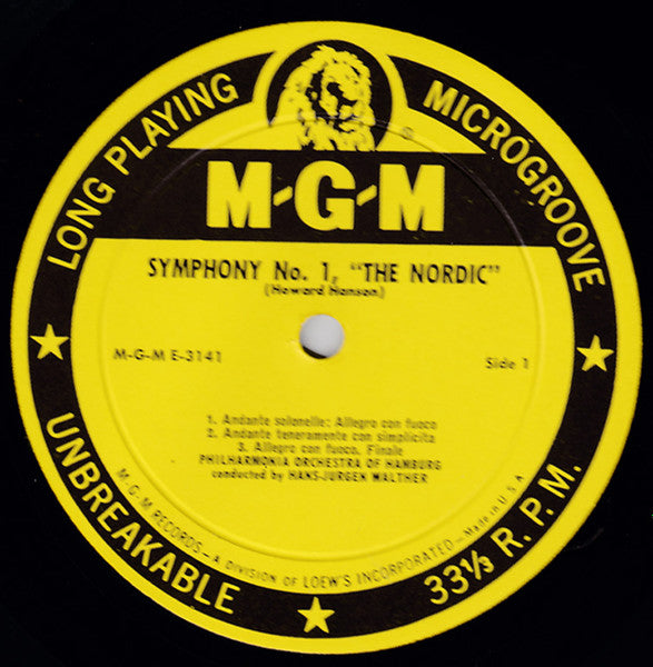 Symphony No. 1 - The Nordic / Ozark Set | Very Good (VG) Very Good Plus (VG+)