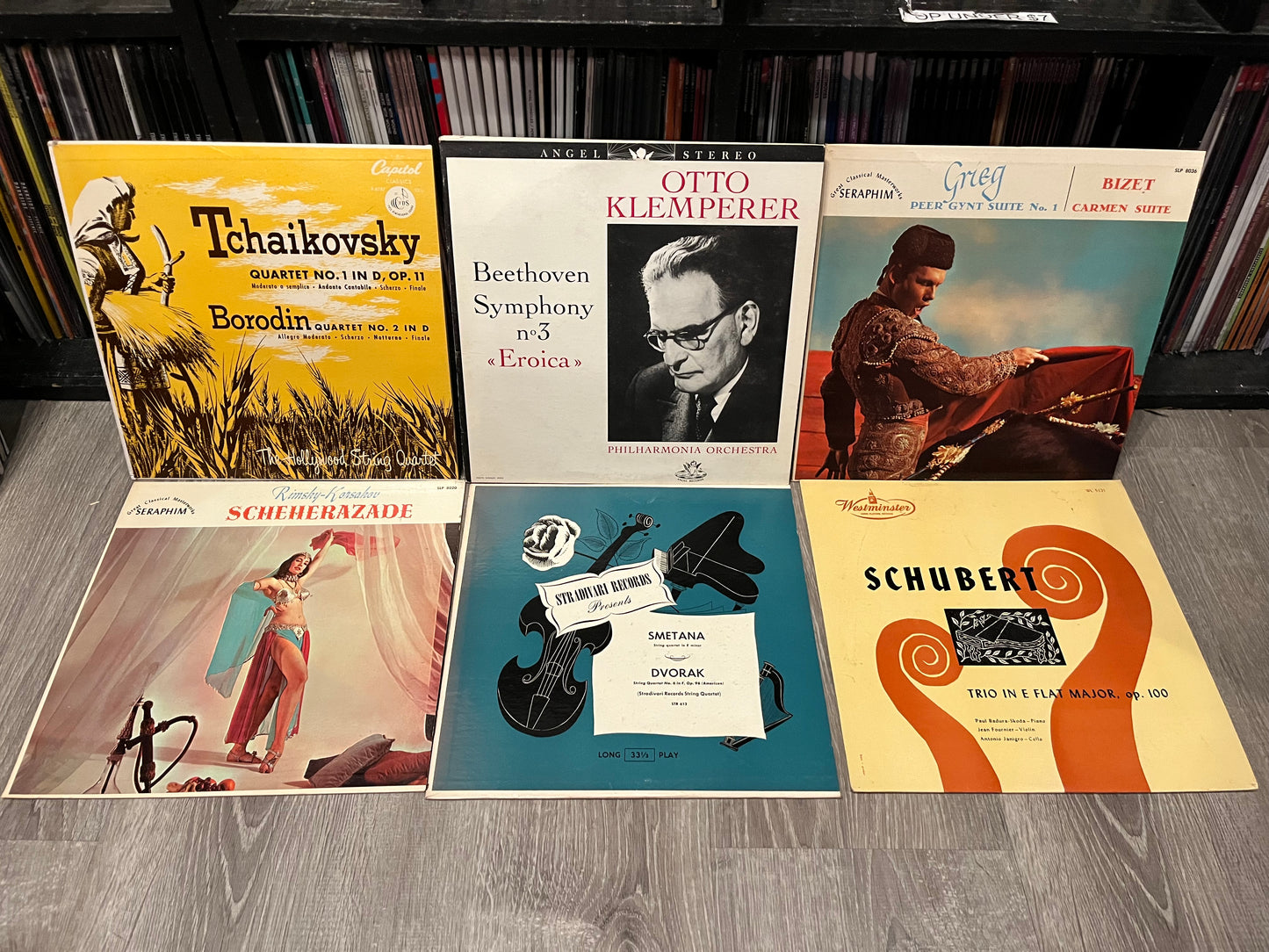 6 VINYL LPS / LOT / COLLECTION | Excellent (EX) Excellent (EX) - CLASSICAL / USED