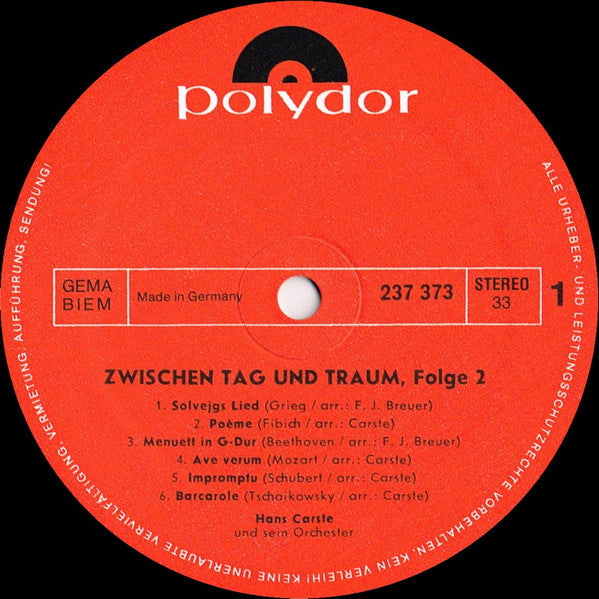 Zwischen Tag Und Traum, Folge 2 | Mint (M) Mint (M) - CLASSICAL