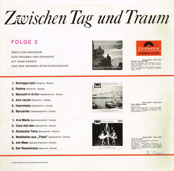 Zwischen Tag Und Traum, Folge 2 | Mint (M) Mint (M) - CLASSICAL