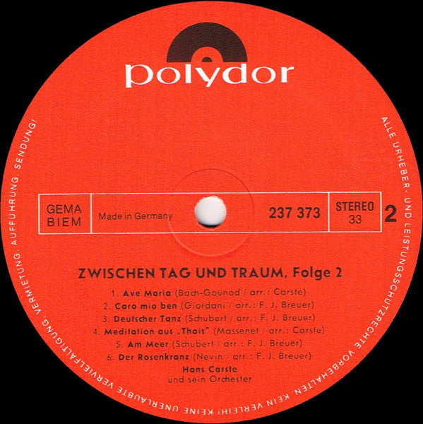 Zwischen Tag Und Traum, Folge 2 | Mint (M) Mint (M) - CLASSICAL