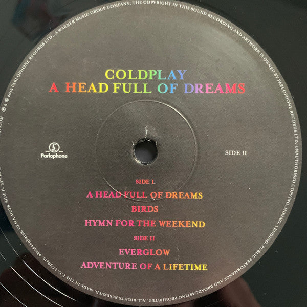 A Head Full Of Dreams | Very Good Plus (VG+) Near Mint (NM) - ALT/INDIE / USED *EXCELLENT+*