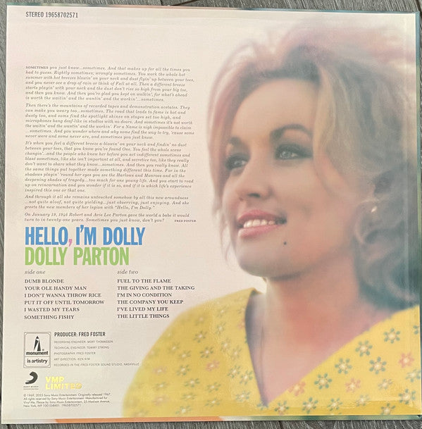 Hello, I'm Dolly | Mint (M) Mint (M) - COUNTRY *COLOR/VMP*