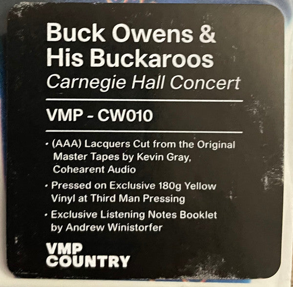 Carnegie Hall Concert | Mint (M) Mint (M) - COUNTRY *COLOR/VMP*