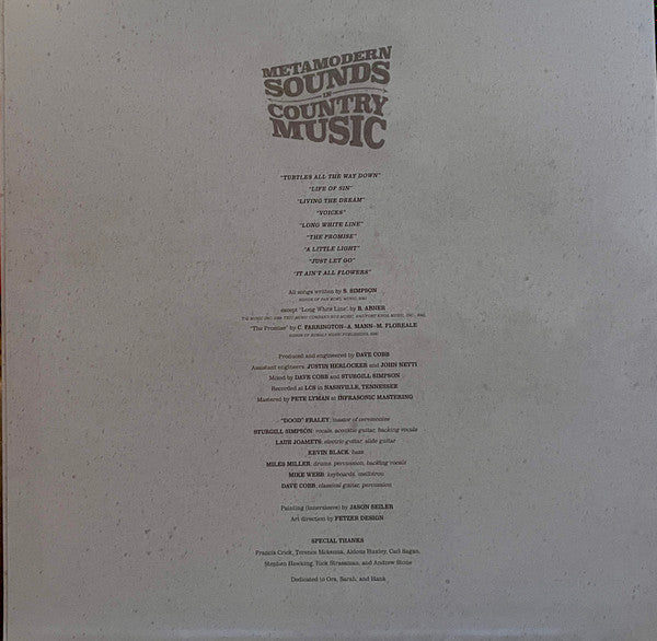 Metamodern Sounds In Country Music: 10th Anniversary (180 GRAM VINYL) | Mint (M) Mint (M)