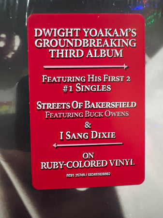 Dwight Yoakam - Buenas Noches From A Lonely Room (IEX: RUBY VINYL) | Mint (M) Mint (M) - COUNTRY *SEALED/COLOR*