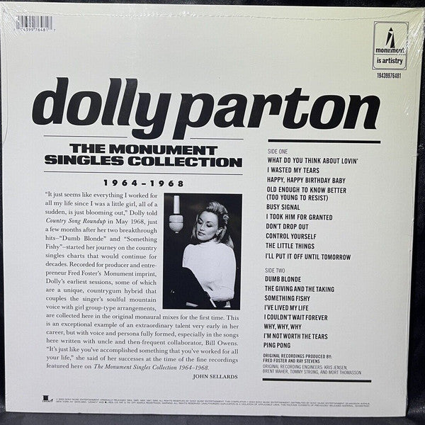 The Monument Singles Collection 1964-1968 (VINYL) | Mint (M) Mint (M) - COUNTRY *SEALED*