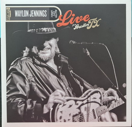 Waylon Jennings Live From Austin, TX *ORANGE BLOSSOM* LP Mint (M) Mint (M)