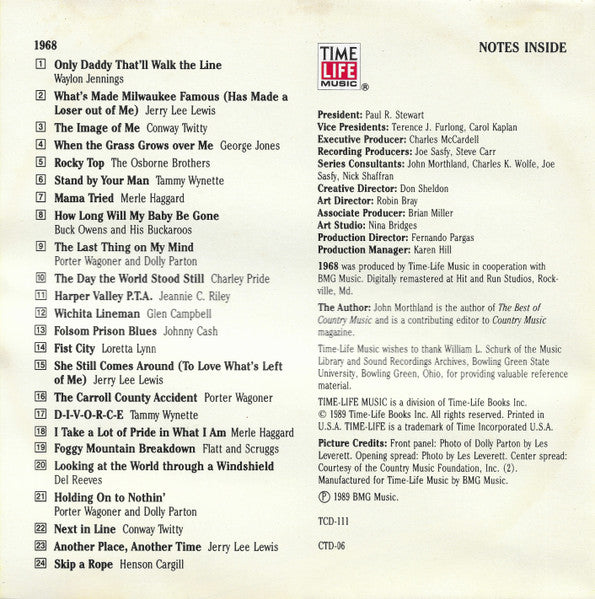 Country USA 1968 (CD) | Mint (M) Mint (M) - COUNTRY *SEALED*