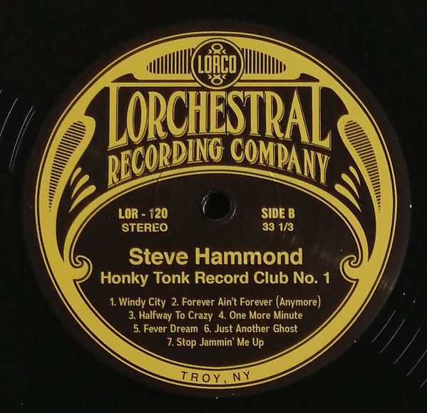 Steve Hammond (5) - Honky Tonk Record Club No. 1 | Excellent (EX) Near Mint (NM) - COUNTRY / USED *EXCELLENT+*