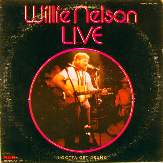 Willie Nelson Willie Nelson Live LP Excellent (EX) Excellent (EX)