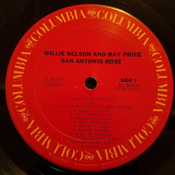 San Antonio Rose (VINYL) | Excellent+ (EX+) Excellent+ (EX+) - COUNTRY / USED *EXCELLENT+*