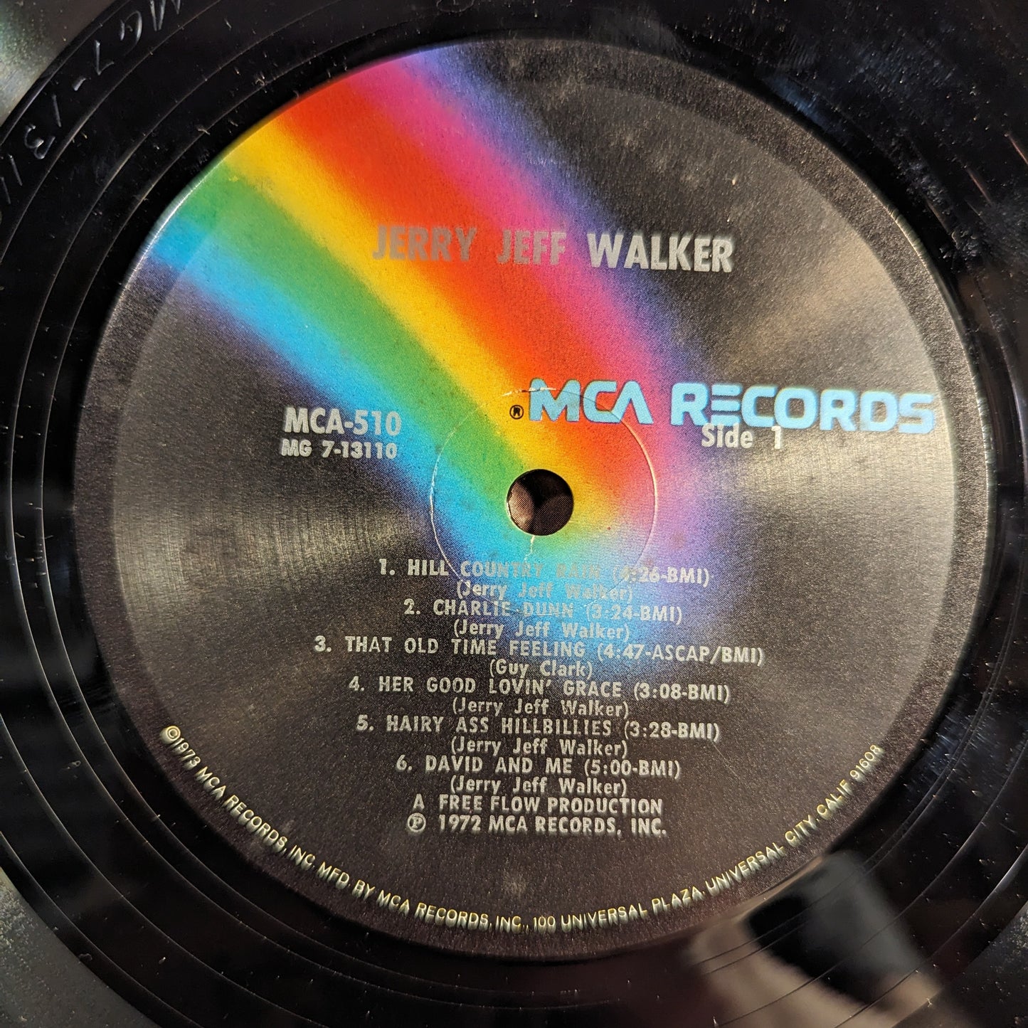 Jerry Jeff Walker *GLOVERSVILLE* | Excellent (EX) Very Good Plus (VG+)