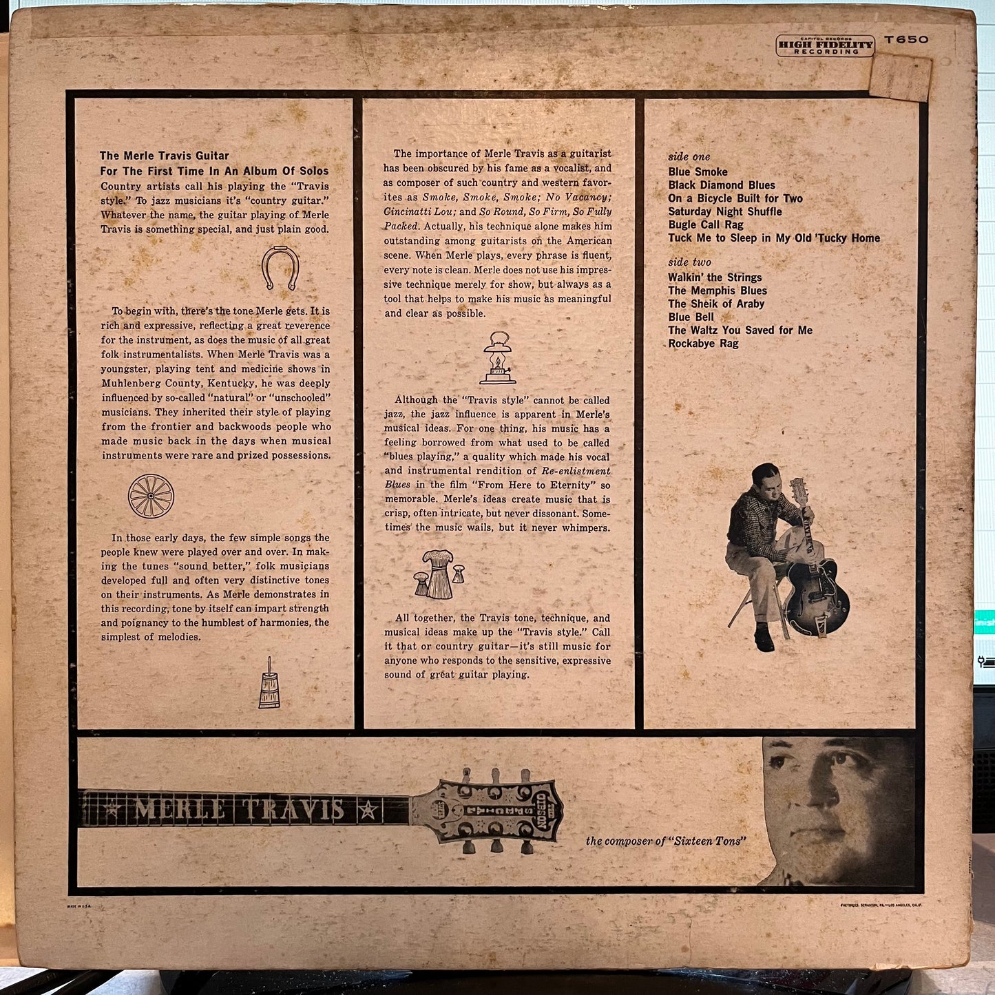The Merle Travis Guitar | Good Plus (G+) Very Good (VG)