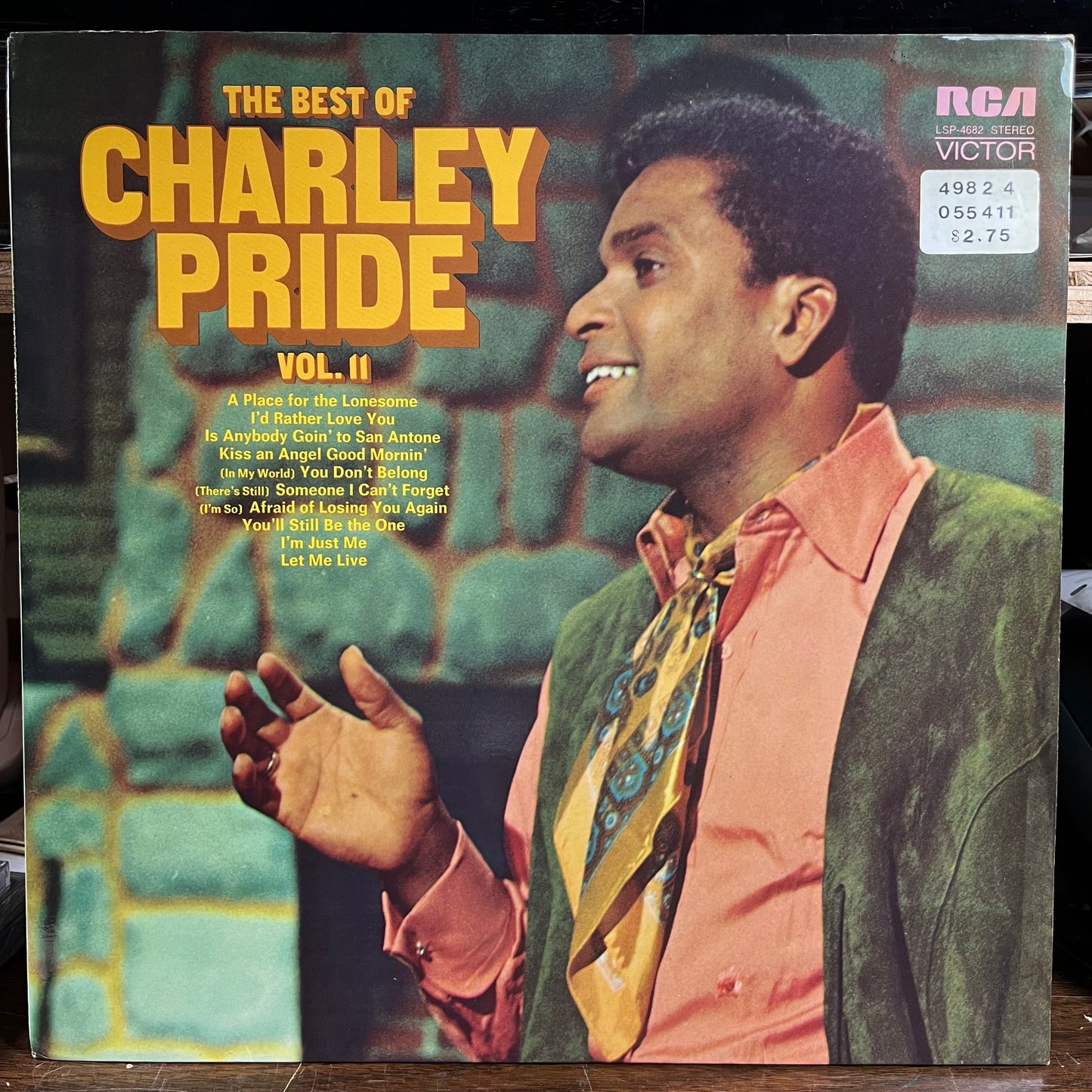 The Best Of Charley Pride Vol. II (GERMAN VINYL) | Near Mint- (NM-) Near Mint (NM or M-) - COUNTRY / USED *NEAR MINT-*