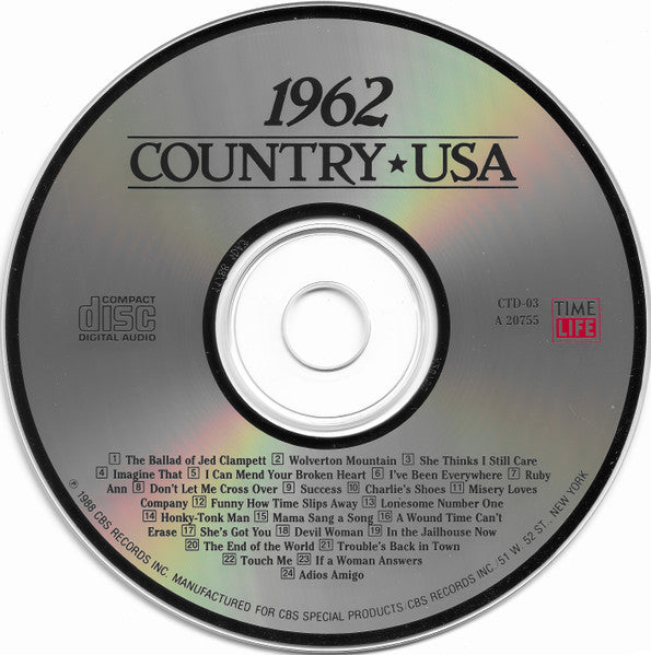 Country USA 1962 (CD) | Near Mint (NM) Near Mint (NM) - COUNTRY / USED *NEAR MINT*