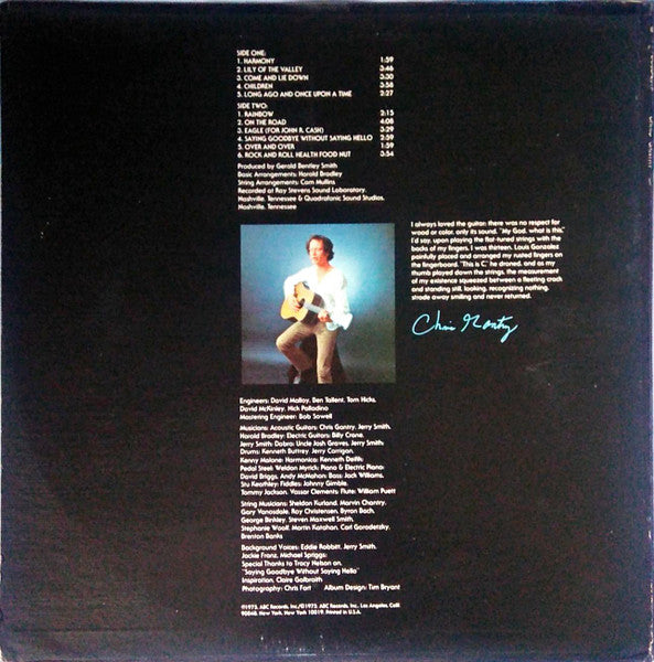 Chris Gantry (VINYL) | Near Mint (NM) Excellent+ (EX+) - COUNTRY / USED *NEAR MINT*