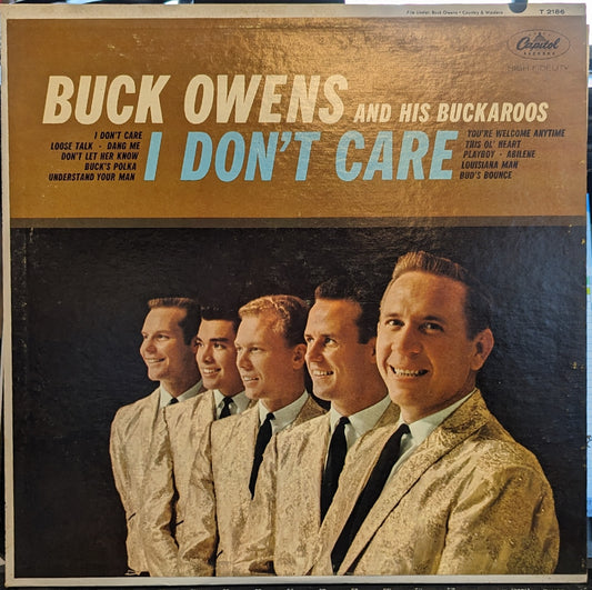Buck Owens And His Buckaroos I Don't Care *MONO* LP Near Mint (NM or M-) Excellent (EX)