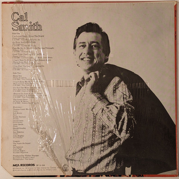 Cal Smith (VINYL) | Near Mint (NM) Very Good Plus (VG+) - COUNTRY / USED *NEAR MINT*