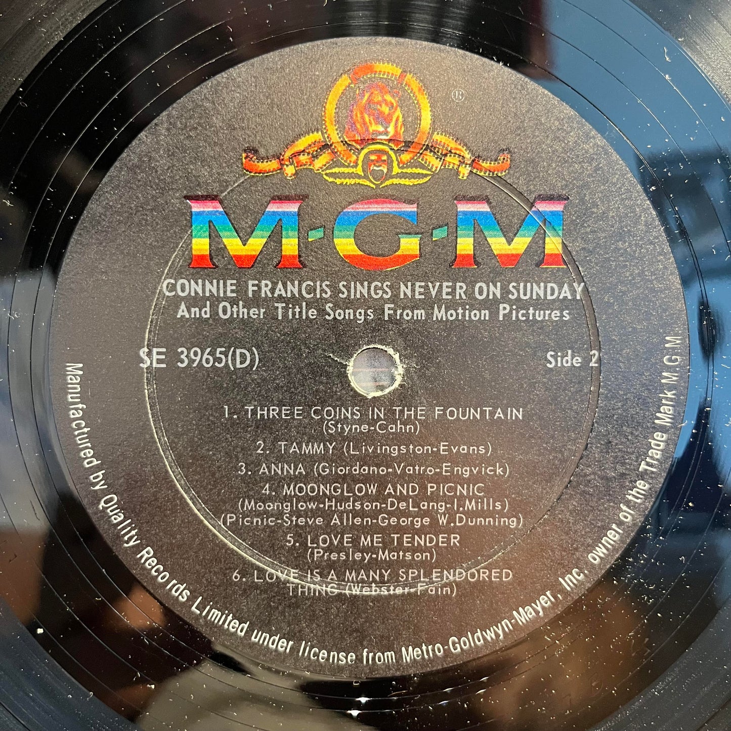 Sings Never On Sunday And Other Title Songs *CANADA/SHRINK* | Near Mint (NM) Near Mint (NM)