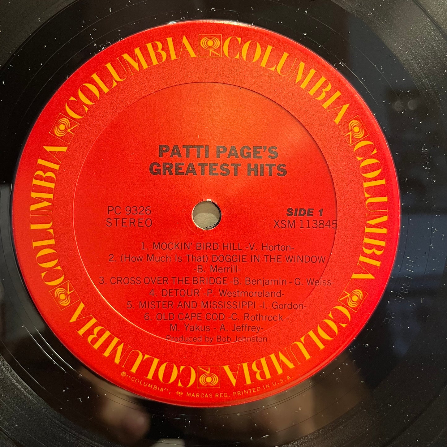 Patti Page Greatest Hits LP Near Mint (NM or M-) Near Mint (NM or M-)