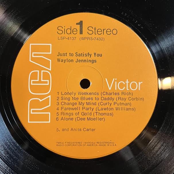 Just To Satisfy You (VINYL) | Near Mint (NM or M-) Near Mint- (NM-) - COUNTRY / USED *NEAR MINT*