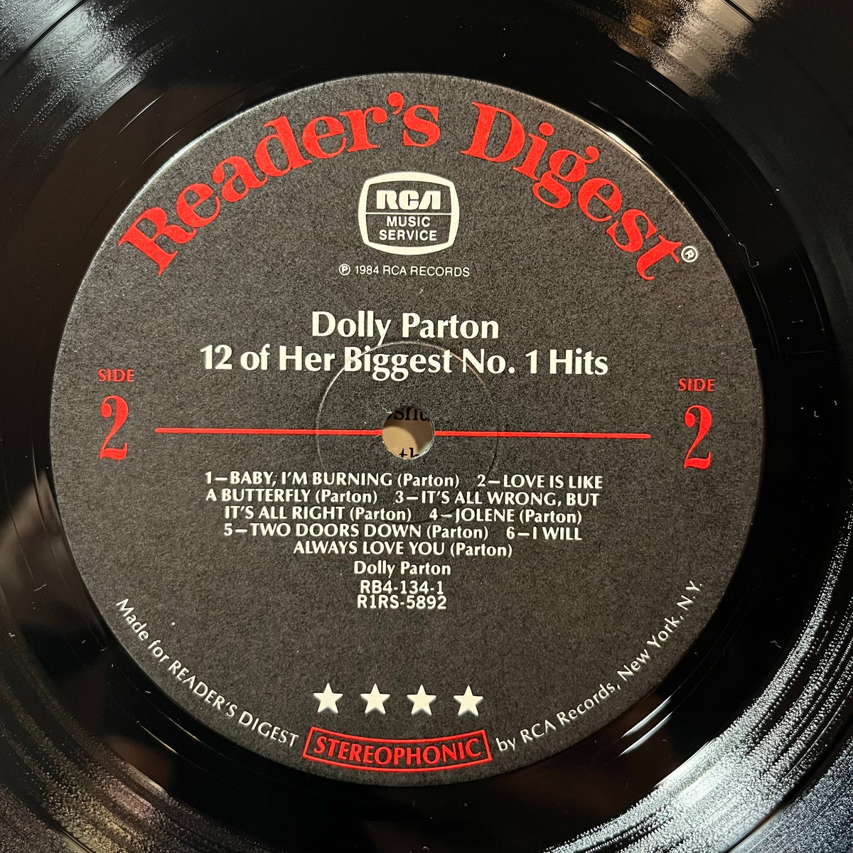 Dolly Parton - 12 Of Her Biggest No. I Hits (VINYL LP) | USED Near Mint (NM or M-) Near Mint (NM or M-) - COUNTRY / USED *NEAR MINT*