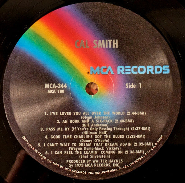 Cal Smith (VINYL) | Near Mint (NM) Very Good Plus (VG+) - COUNTRY / USED *NEAR MINT*