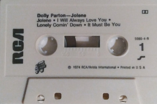 Dolly Parton - Jolene (CASSETTE) | USED - COUNTRY / USED *NEAR MINT*