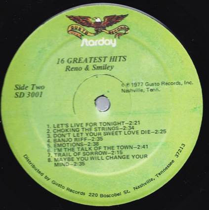 16 Greatest Hits (VINYL) | Near Mint (NM) Near Mint (NM) - COUNTRY / USED *NEAR MINT*