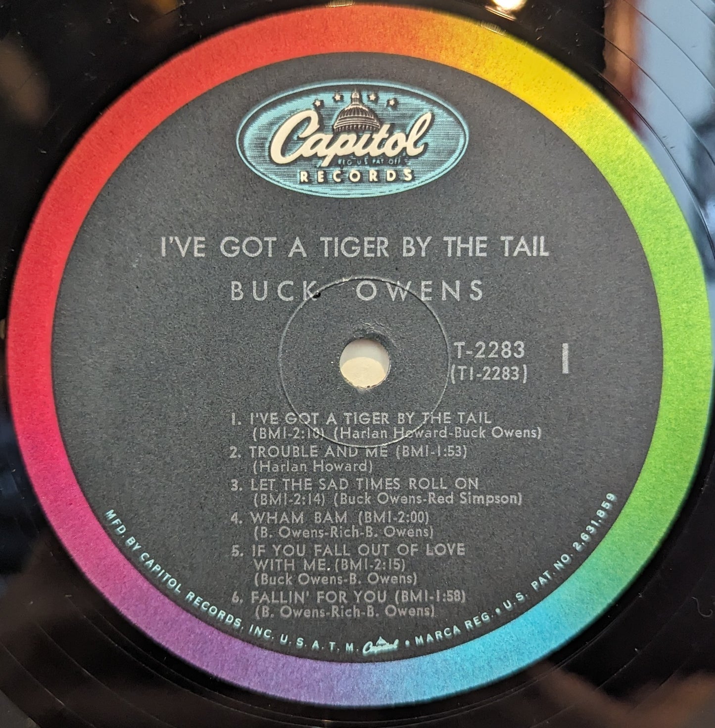 Buck Owens And His Buckaroos I've Got A Tiger By The Tail *MONO* LP Near Mint (NM or M-) Near Mint (NM or M-)