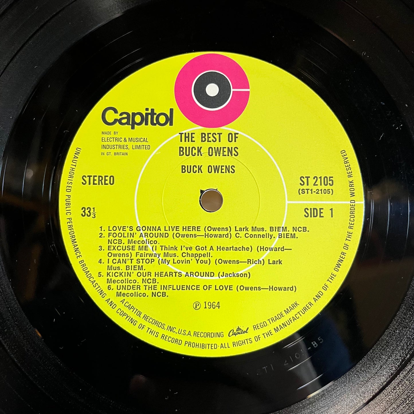 The Best Of Buck Owens (UK VINYL) | Near Mint (NM) Near Mint (NM) - COUNTRY / USED *NEAR MINT*