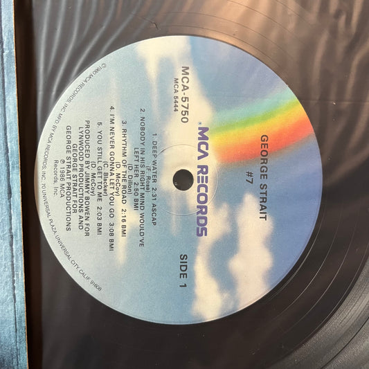 George Strait - #7 (VINYL LP) | USED Near Mint (NM or M-) Near Mint (NM or M-) - COUNTRY / USED *NEAR MINT*