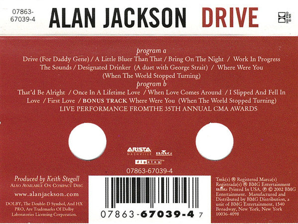 Drive (CASSETTE) | Near Mint (NM) Near Mint (NM) - COUNTRY / USED *NEAR MINT*