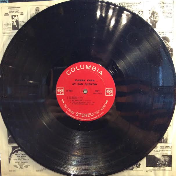 Johnny Cash At San Quentin (VINYL) | Very Good Plus Plus (VG++) Excellent (EX) - COUNTRY / USED *VERY GOOD++*